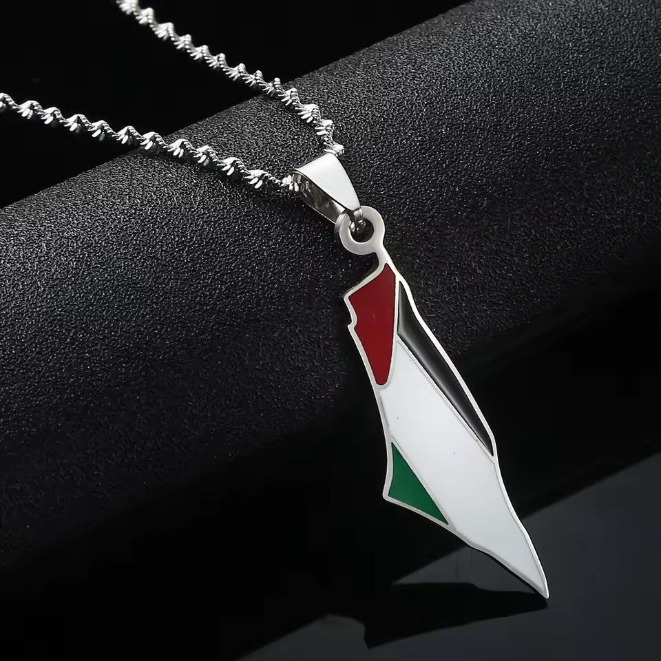 Palestinaflagga - Halsband